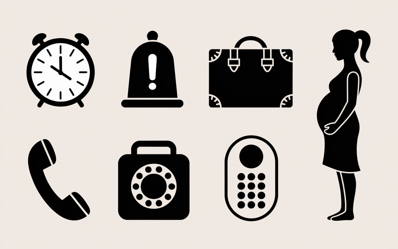 Checklist évaluer urgence ou impatience avant d'accoucher