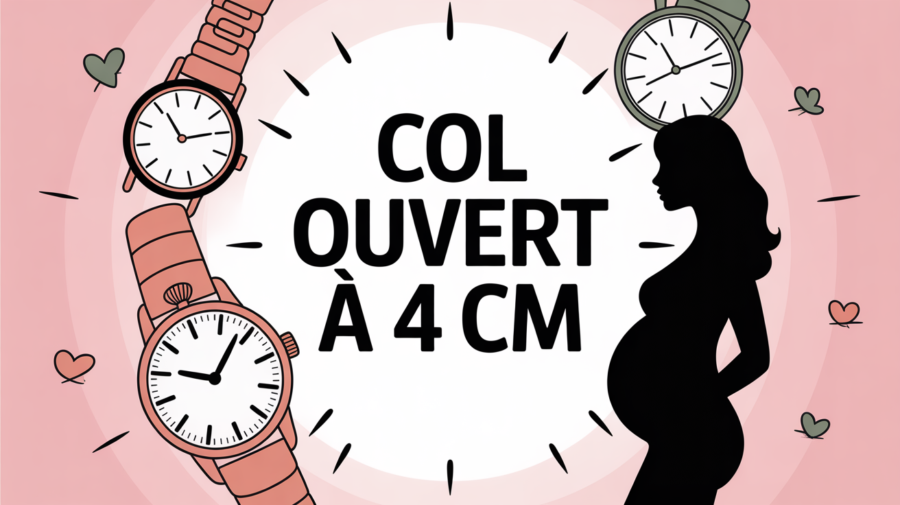 col ouvert a 4 cm illustration accouchement