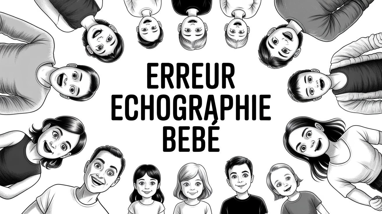 Erreur échographie sexe bébé, famille surprise et sourires