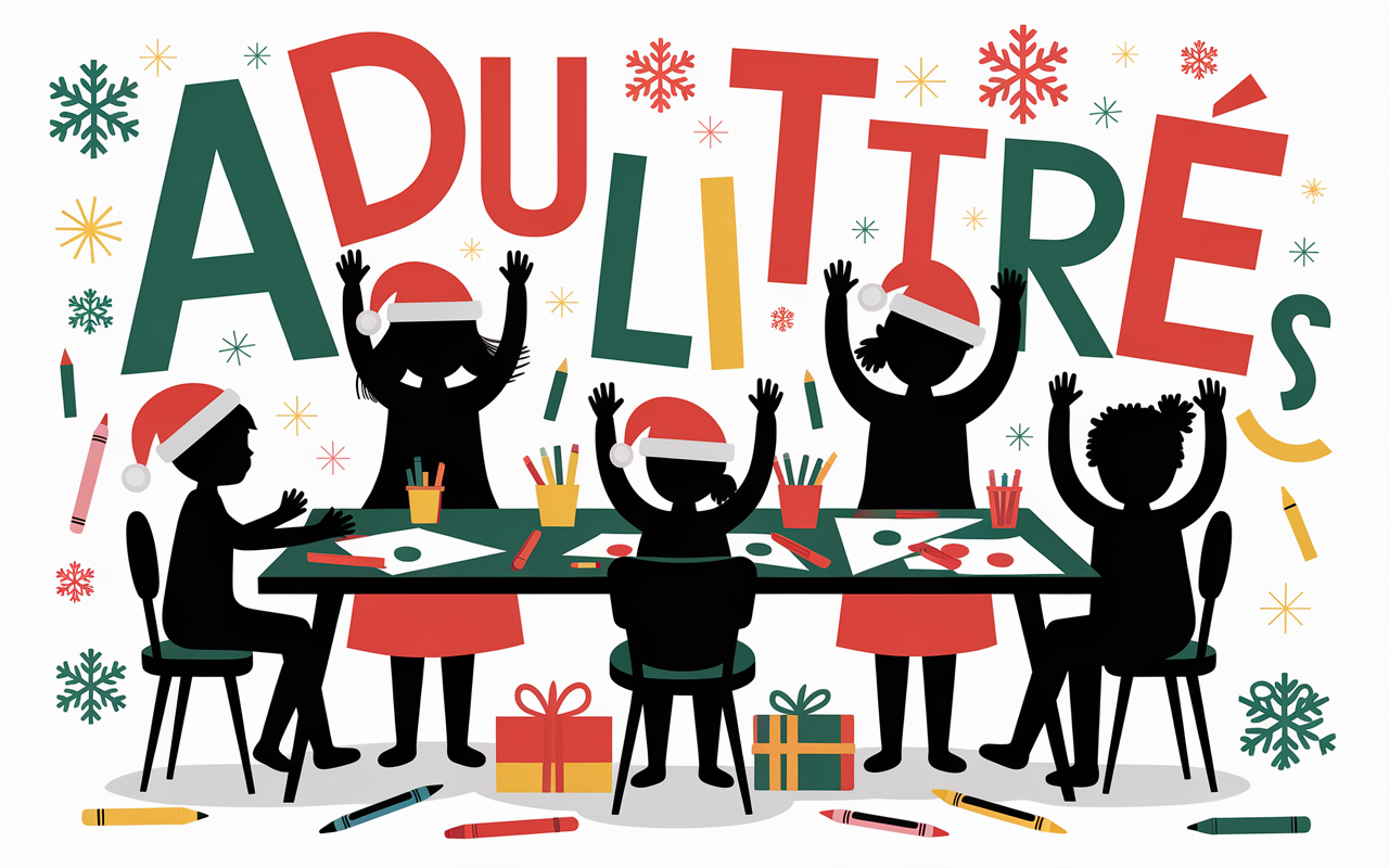 atelier enfant parent decorent liste au pere noel a imprimer