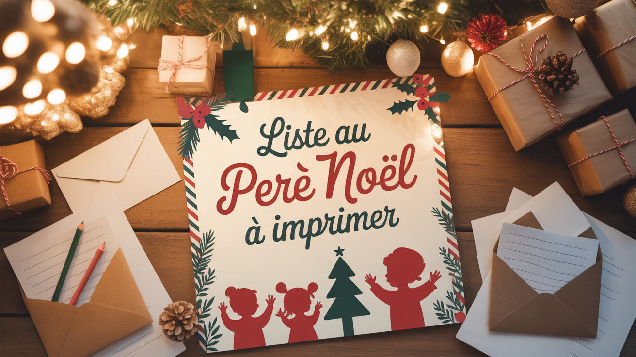 famille remplit liste au pere noel a imprimer ambiance salon