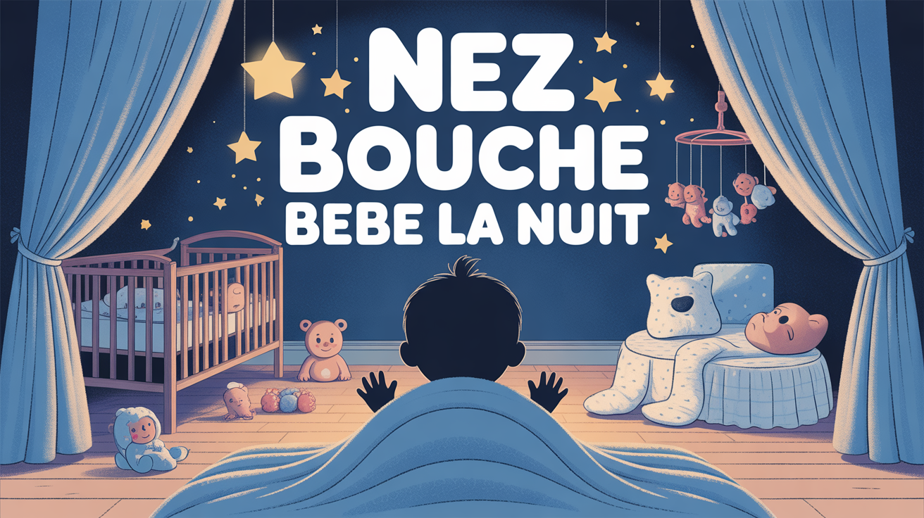 illustration chambre bebe nuit nez bouche atmosphere rassurante