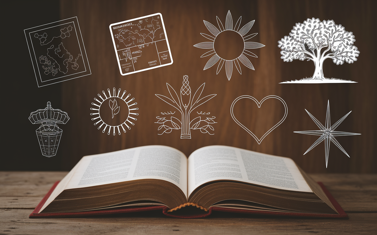 Livre ouvert histoire prénoms allemands symboles