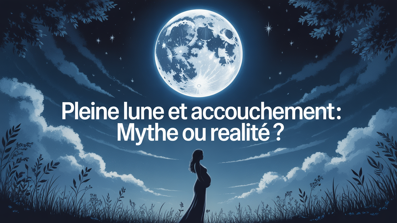 pleine lune accouchement mythe ou realite scene femme enceinte nuit