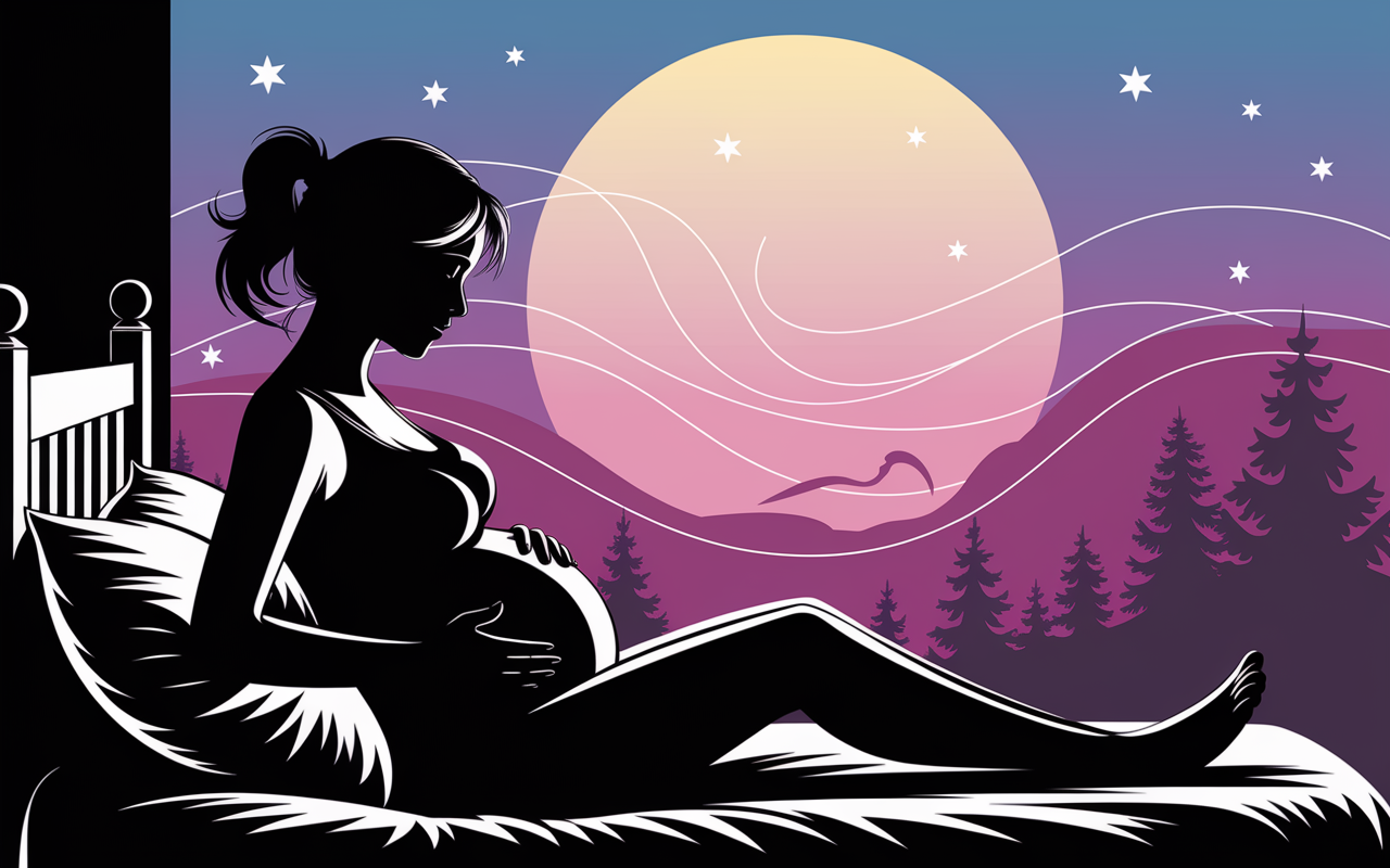 femme enceinte allongée cycles sommeil fœtal
