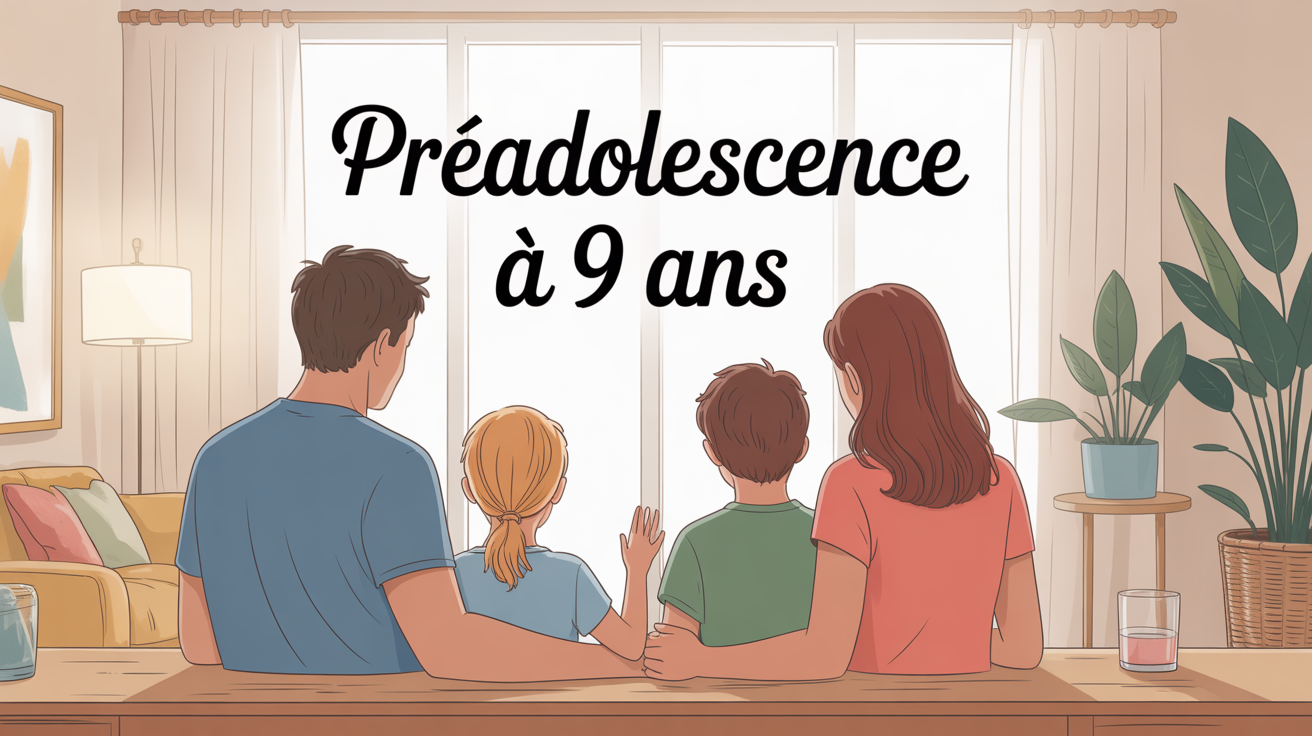 famille preadolescence 9 ans ambiance sereine