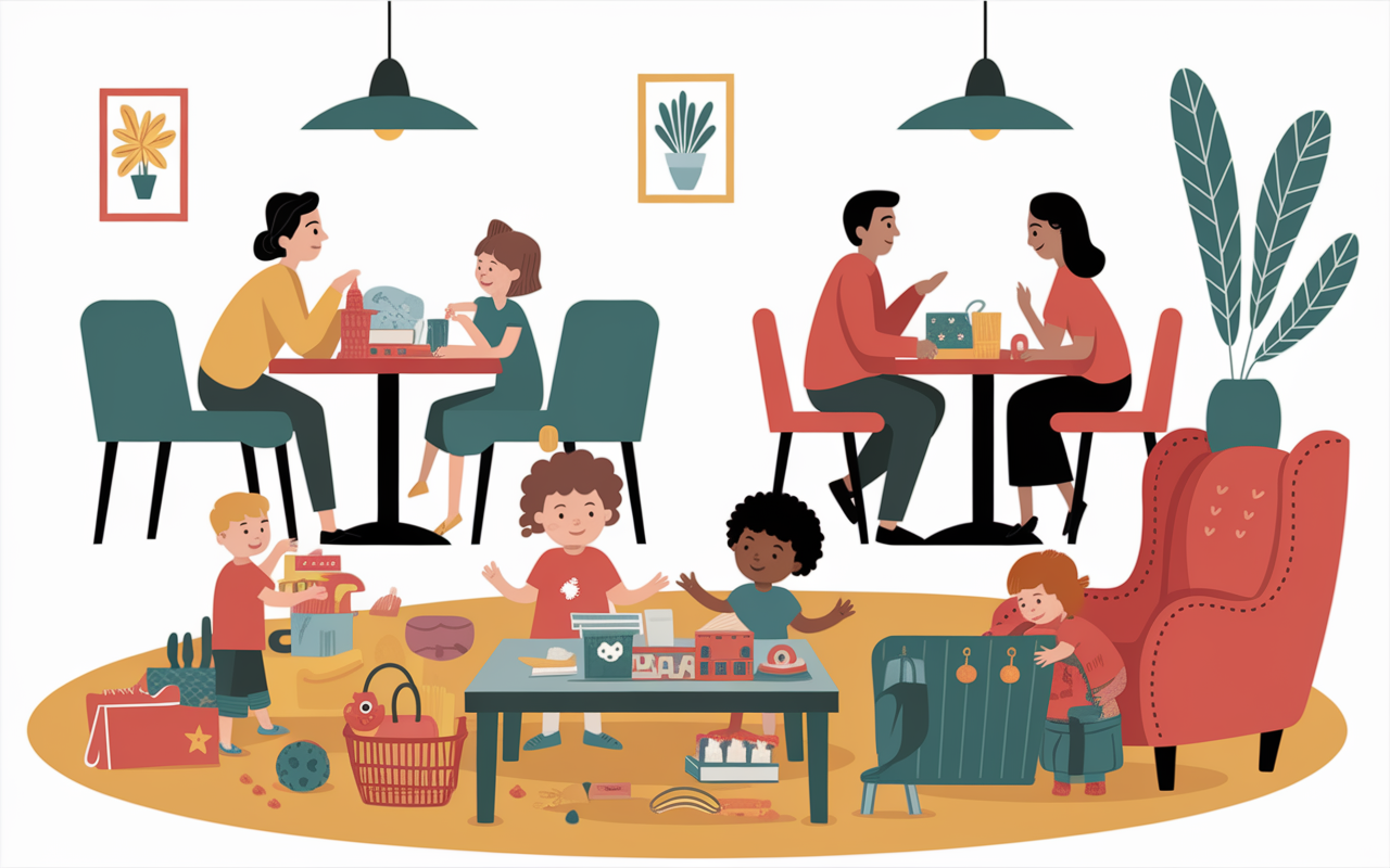 Coin enfant jeux restaurant kids friendly Lyon
