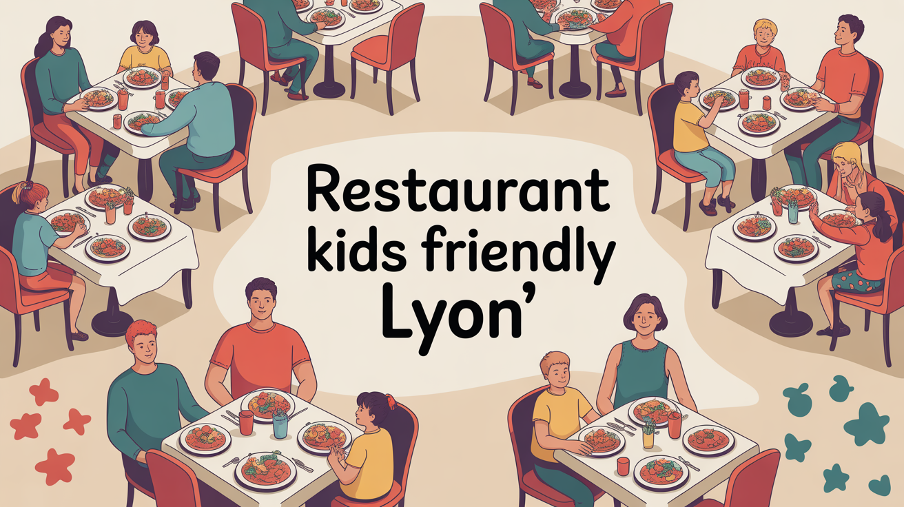 Salle conviviale restaurant kids friendly Lyon familles enfants