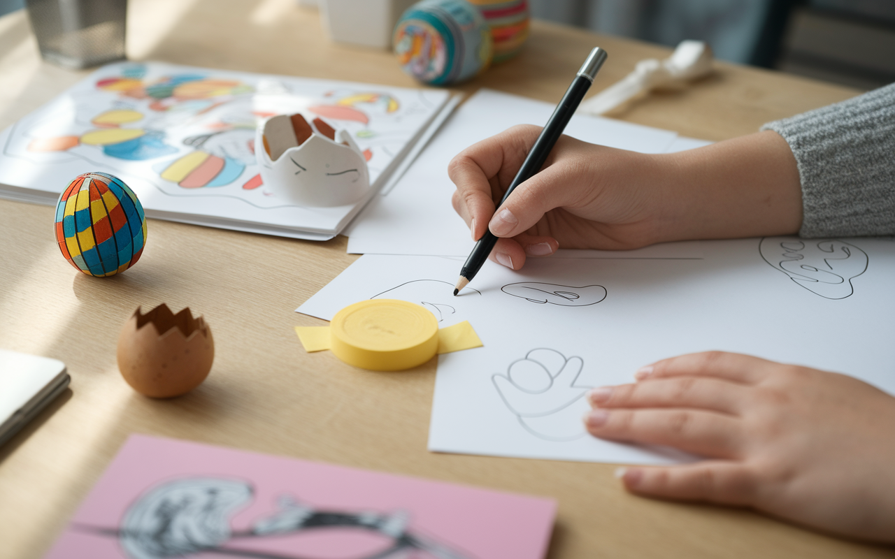 Annonce grossesse DIY body feutres carte surprise