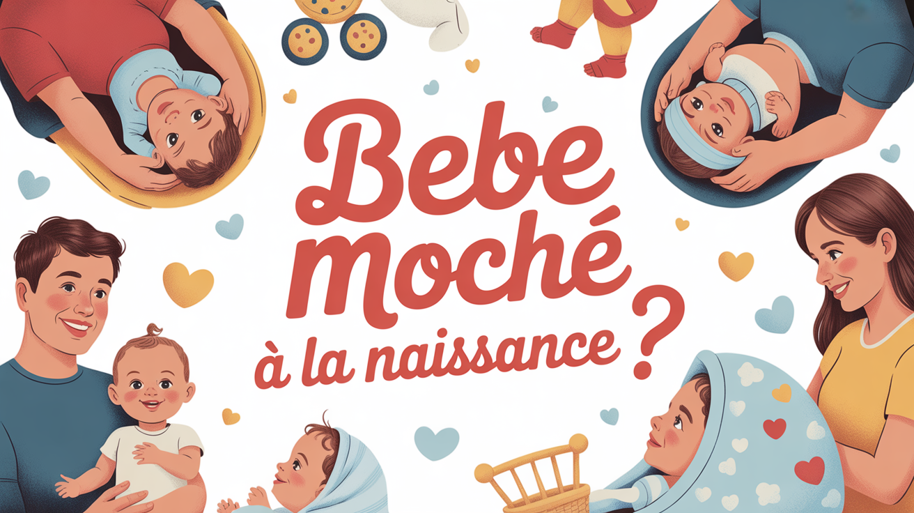 Famille autour nouveau-ne bebe moche naissance