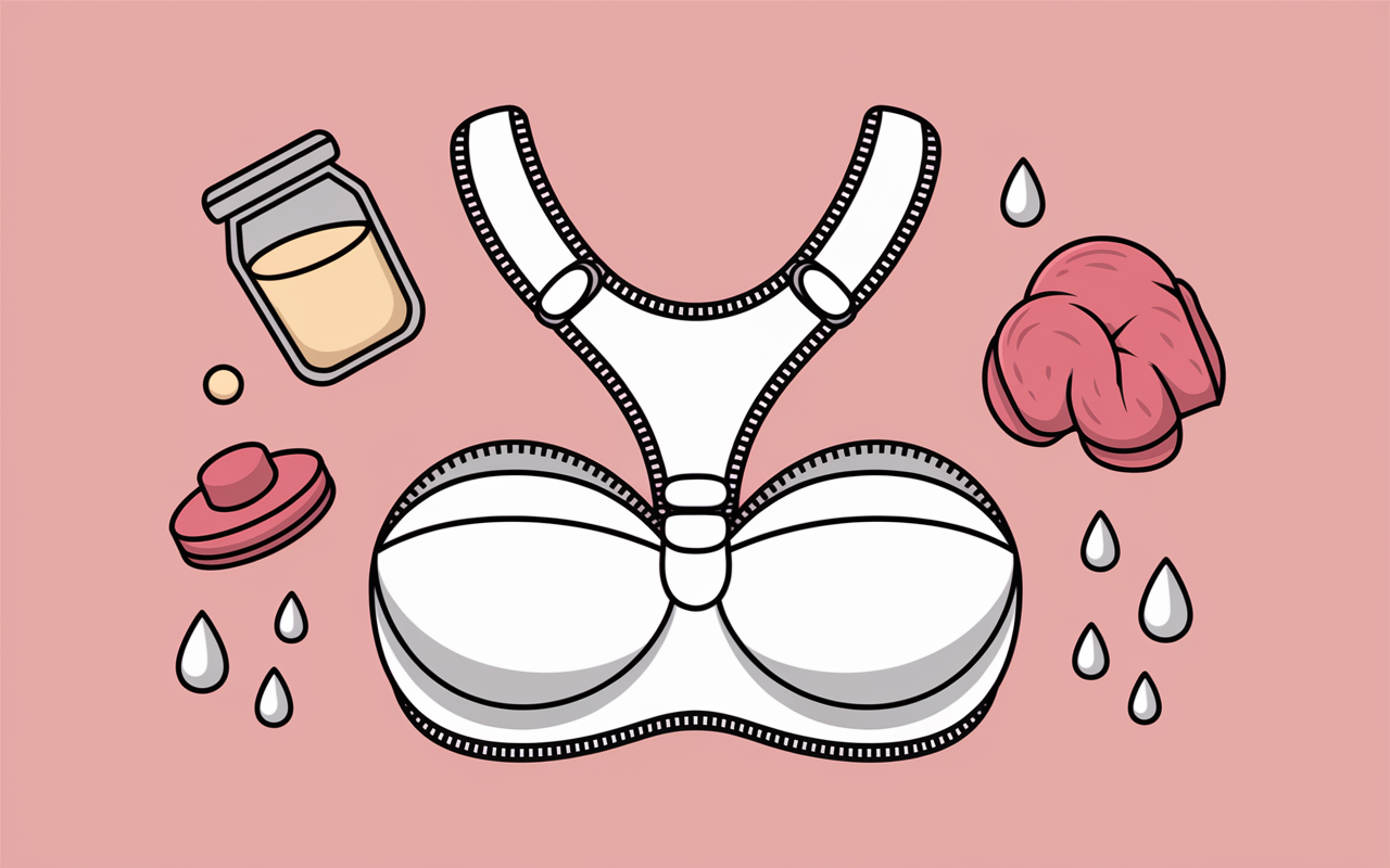 Coussinet d'allaitement dans soutien-gorge, confort lactation