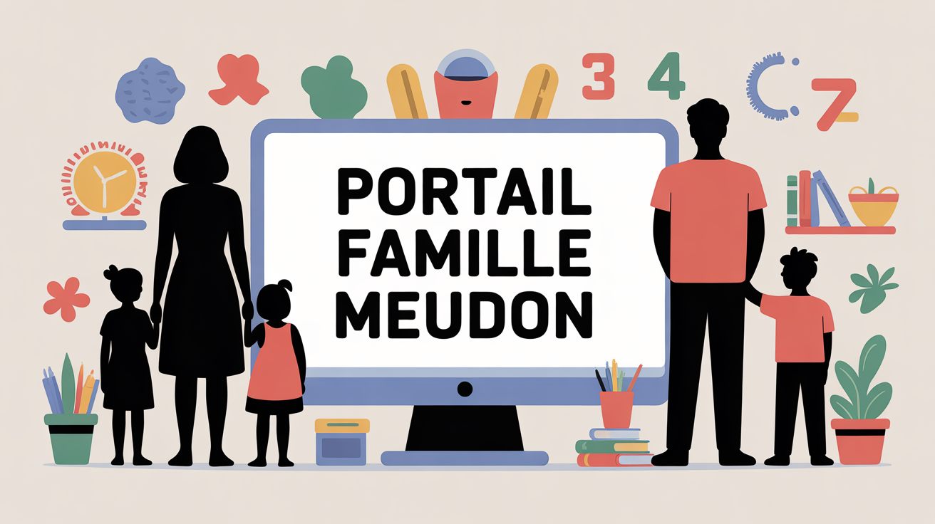 Illustration famille sur portail famille Meudon