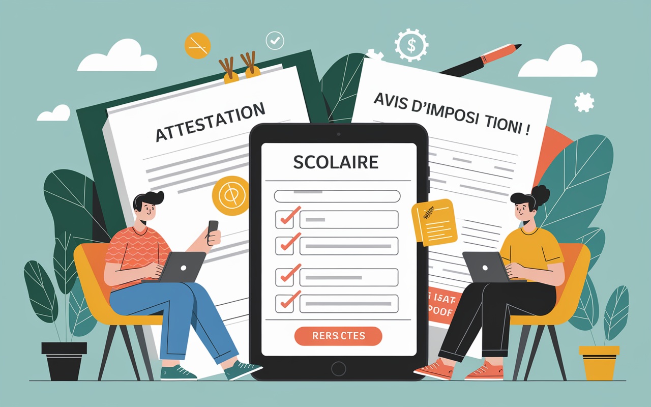 Tablette inscription Portail Famille Nice checklist documents