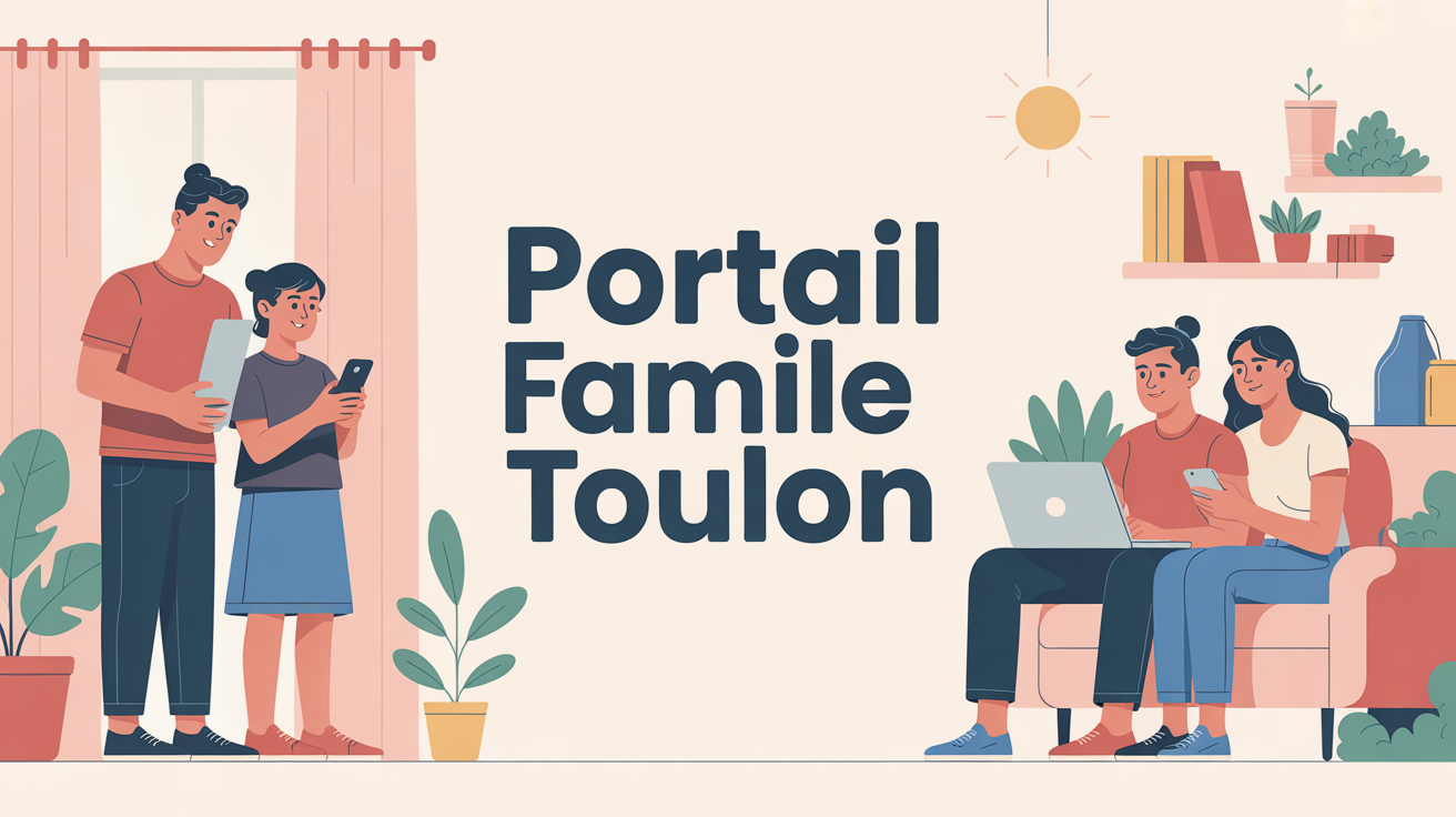 Portail famille Toulon famille ordinateur smartphone