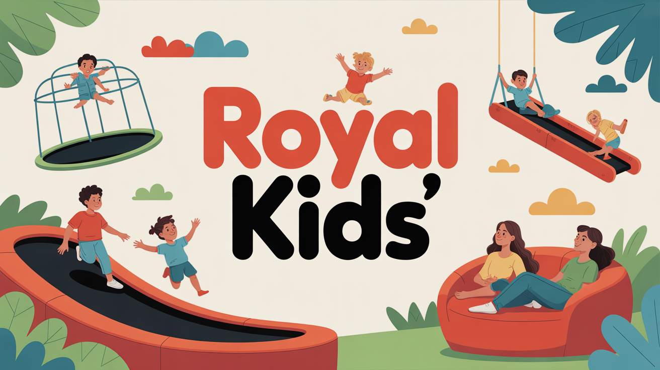 Parc Royal Kids intérieur, enfants heureux, parents détendus