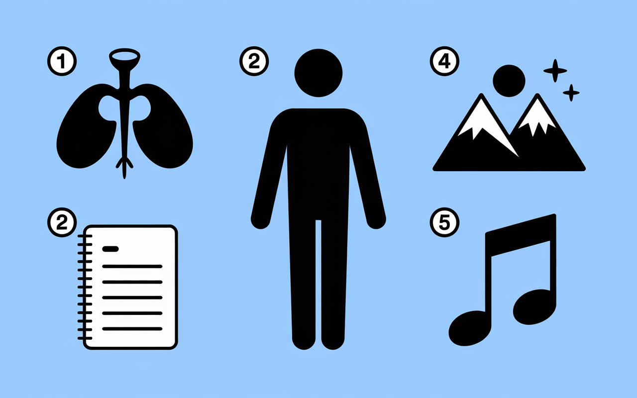 Illustration des 5 techniques pour comment trouver le sommeil rapidement
