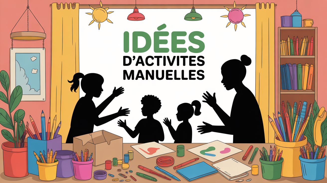 idee d'activités manuelle autour d'une table