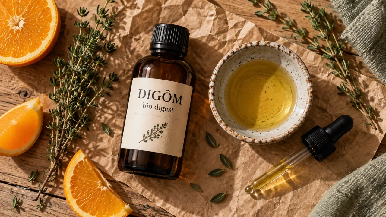 Huile essentielle DIG bienfaits : synergie bio pour ballonnements et digestion
